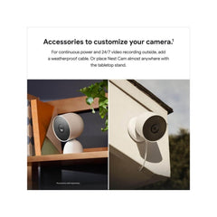 Google Nest 1080p Indoor/Outdoor Camera (Battery, 2-pack)