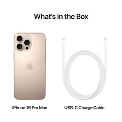 Apple iPhone 16 Pro Max 256GB - Desert Titanium - Unlocked- Brand New