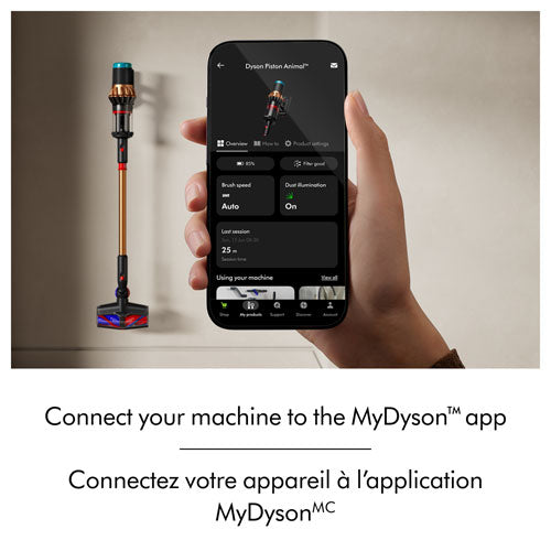 Dyson V16 Piston Animal Cordless Bagless Stick Vacuum - Black/Bright Copper-Brand New-
