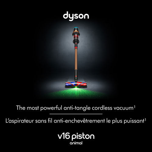 Dyson V16 Piston Animal Cordless Bagless Stick Vacuum - Black/Bright Copper-Brand New-